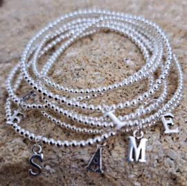 Initialen Armband 925 Sterling Silver