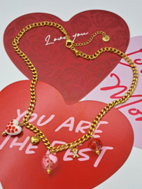 Ketting LOVE (RVS)