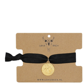 IBIZA ARMBANDJE BLACK COIN