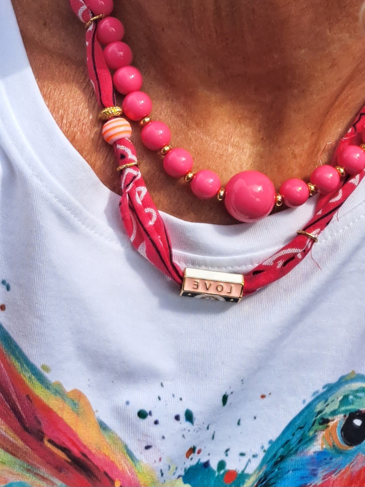 Bandana kralen-ketting