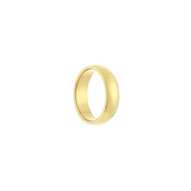 Ring basic goud RVS