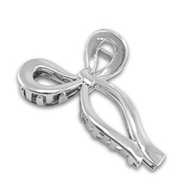 Haaraccessoires haarklem strik Silver