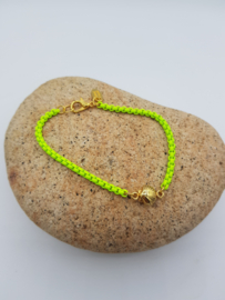 Armband shell Neon green