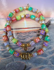 Armband Flower pearl (Initial).