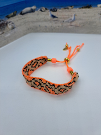 Armband Miyuki /panter orange