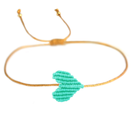 ARMBAND TURQUOISE HEART