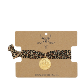 IBIZA ARMBANDJE LEOPARD COIN