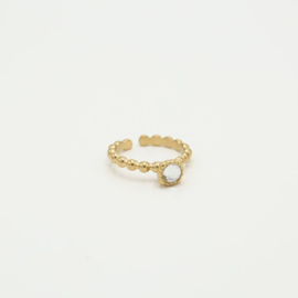 RVS Ring Crystal/gold