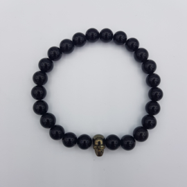 Armband Skull, Agate Black