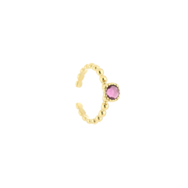 RVS Ring Violet/gold