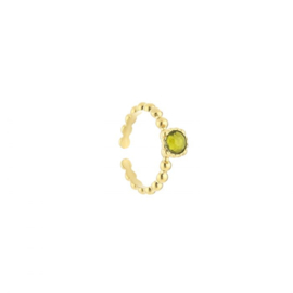 RVS Ring Peridot/gold