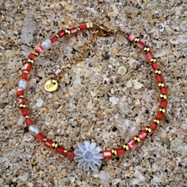 Armband Pearl Essence Red