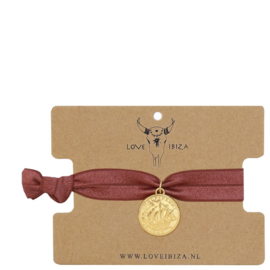 IBIZA ARMBANDJE BROWN COIN