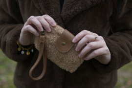 Camel teddy portemonneetje Lina