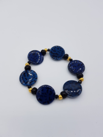 Armband Panter print ( Dark Blue )