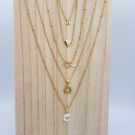 Ketting met Hartje (RVS)