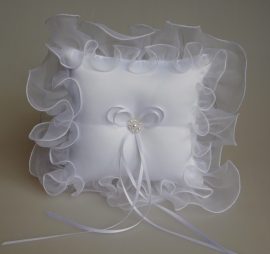 Ringkussen Organza White