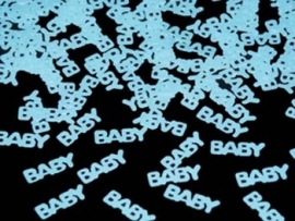 Babyshower Confetti BABY Blauw
