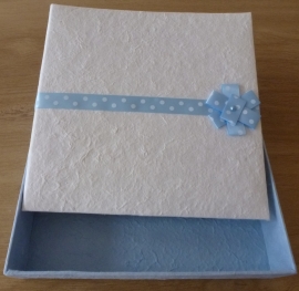 Babyfotoalbum Polka Dots Blauw