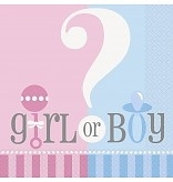 Babyshower Servetten BOY or GIRL??