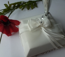 Receptiealbum Satin Bow Ivory