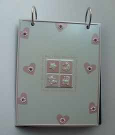 Babyfotoalbum Crystal Roze