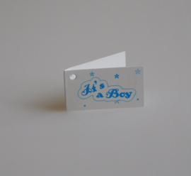 Bedankkaartjes: 25 stuks It's a Boy