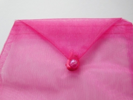 Geldenvelop Organza Fuchsia