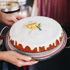 Receptkaart voor Rozemarijn-sinaasappelcake met olijfolie