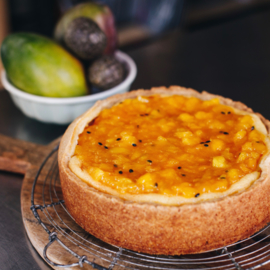 DIY bakpakket voor Cheesecake met mango-passievrucht