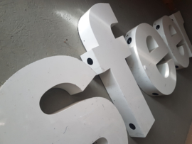 aluminium letters "sfeer"
