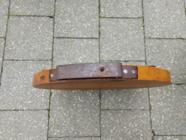 Snijplank, rond, massief eiken ( ø 52 cm.)