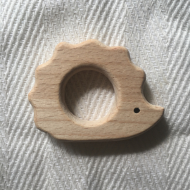 Wooden teether - hedgehog