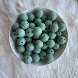 15mm geribbeld - oud groen