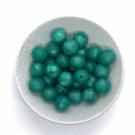 15mm - parelmoer emerald