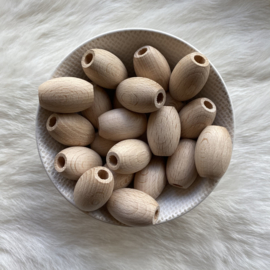 Wooden bead - olive 26mm