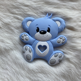 Bear teether - soft blue