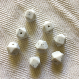 Kleine hexagon - wit dalmatier