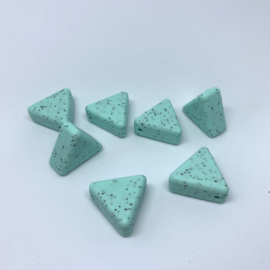 Driehoek dalmatier - pastel turquoise