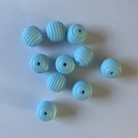 15mm geribbeld - baby blauw