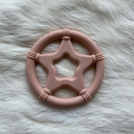 Star teether - vintage pink