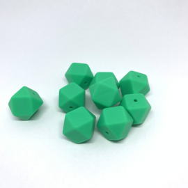 Hexagon - kelly green