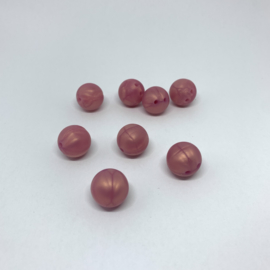 Safety bead 15mm - pearl rose gold