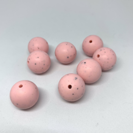 19mm - light pink speckled