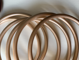 Slingringen maat XL - rose goud glimmend (B kwaliteit!!)