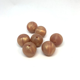 19mm - pearl rosé bronze