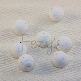 15mm striped - white speckled