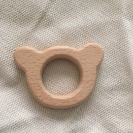 Wooden teether - bear