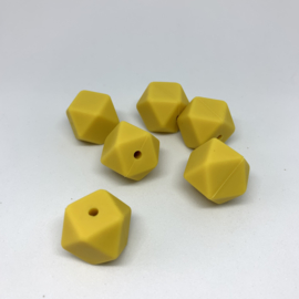 Hexagon - curry yellow