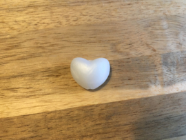 Heart - pearl white